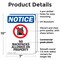 Signmission No Backpacks Allowed, 7 in W x Rectangle, Plastic OS-2PACK-NS-P-710-V-14387 - alternate 2